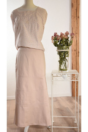 Tiered Dusty Rose Summer Maxi