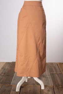 Diamond Seams Copper Skirt